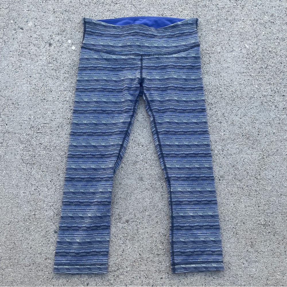 Lululemon Athletica Wunder Under Cropped Leggings Women’s Size 8